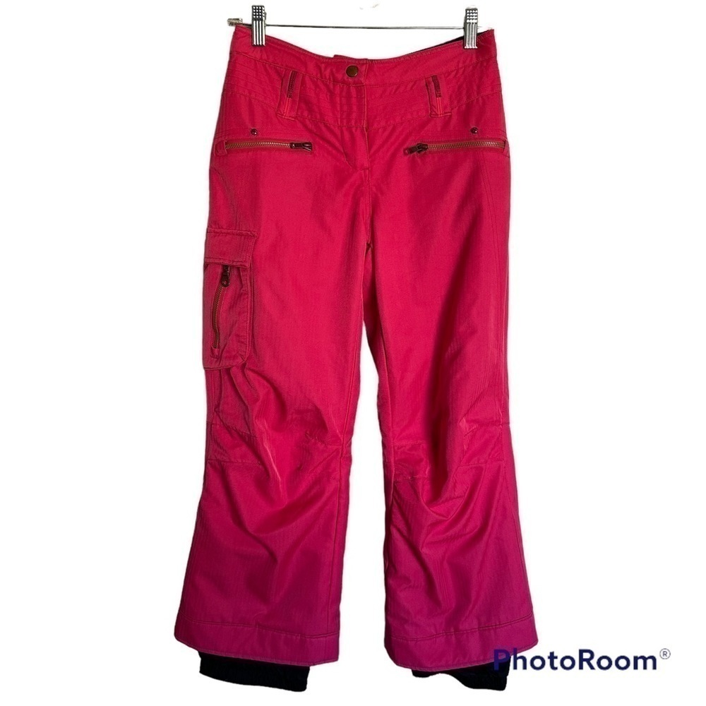 OBERMEYER Twilight Ski Snowboard Pink EXTENDS LENGTH Pants Size 12 Junior